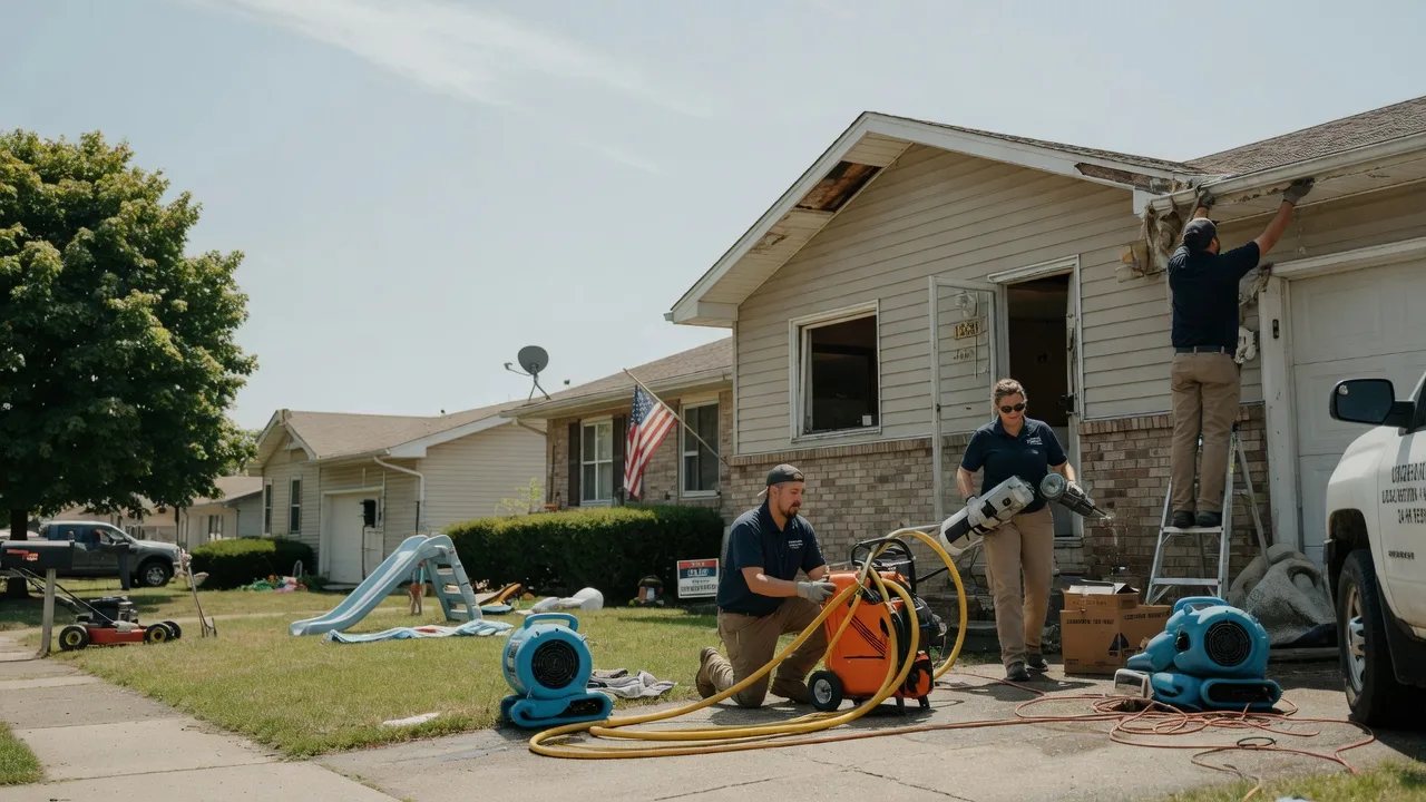 Water Damage Restoration in Harrisburg, IL near me